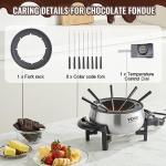 VEVOR 3 Qt Electric Fondue Pot Set