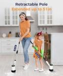 Cordless Electric Spin Scrubber with 7 Brush Heads