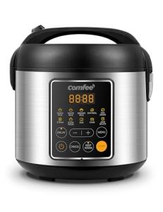 COMFEE’ 4-Cup Rice Cooker with 10 Presets