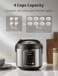 COMFEE’ 4-Cup Rice Cooker with 10 Presets