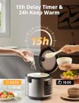 COMFEE’ 4-Cup Rice Cooker with 10 Presets