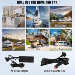 VEVOR 12V Portable Car Refrigerator Freezer, 70L