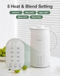 MOKKOM 42oz Nut Milk Maker for Homemade Plant Milk