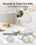 MOKKOM 42oz Nut Milk Maker for Homemade Plant Milk