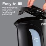 Proctor Silex 1L Electric Tea Kettle, Black