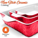 NutriChef 3-Piece Nonstick Casserole Dish Set