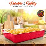 NutriChef 3-Piece Nonstick Casserole Dish Set