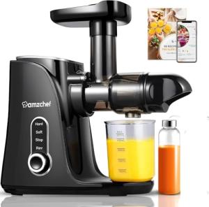 AMZCHEF Cold Press Juicer with 2 Speed Modes