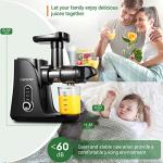 AMZCHEF Cold Press Juicer with 2 Speed Modes