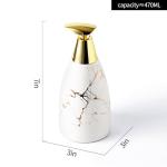 Vintage Ceramic Soap Dispenser Pump - White