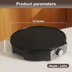 UVFAST 12'' Non-Stick Electric Crepe Maker