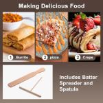 UVFAST 12'' Non-Stick Electric Crepe Maker