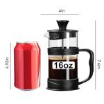 PARACITY 16oz French Press Coffee and Tea Maker