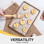 HONGBAKE Non-Stick Half Sheet Baking Pans, 2 Pack