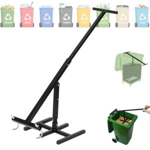 Touchless Manual Trash Compactor for Outdoor Use