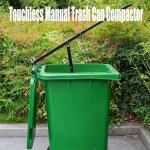 Touchless Manual Trash Compactor for Outdoor Use