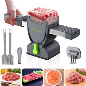 ZTQCSQ Adjustable Meat Slicer for Home Cooking