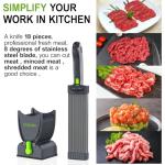 ZTQCSQ Adjustable Meat Slicer for Home Cooking