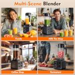 3-in-1 High-Power Blender and Food Processor Combo