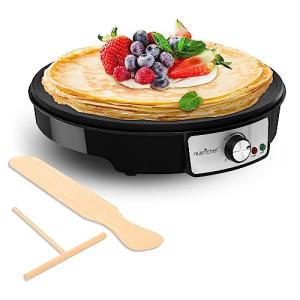 Nutrichef Nonstick Electric Crepe Maker & Griddle