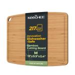 Lightweight Bamboo Cutting Boards - Dishwasher Safe & Reversible