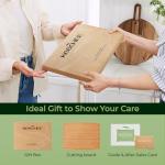 Lightweight Bamboo Cutting Boards - Dishwasher Safe & Reversible