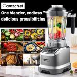 AMZCHEF 1800W Professional Blender for Smoothies