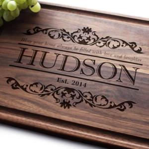Personalized Cutting Board for Couples and Anniversaries