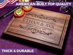 Personalized Cutting Board for Couples and Anniversaries