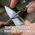 Pocket Pal Mini Tactical Knife Sharpener - OD Green