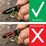 Pocket Pal Mini Tactical Knife Sharpener - OD Green