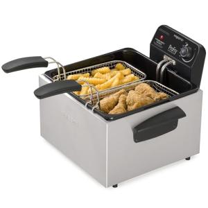 Presto Dual Basket Stainless Steel Deep Fryer