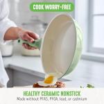 GreenLife 8-Piece Nonstick Ceramic Cookware Set