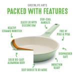 GreenLife 8-Piece Nonstick Ceramic Cookware Set