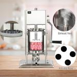 7Lb Stainless Steel Sausage Stuffer with Tubes