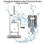 7Lb Stainless Steel Sausage Stuffer with Tubes