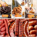 7Lb Stainless Steel Sausage Stuffer with Tubes