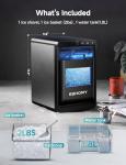 EUHOMY Countertop Nugget Ice Maker Machine