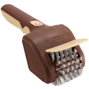 Cordless Electric BBQ Grill Brush with Steel Bristles