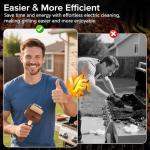 Cordless Electric BBQ Grill Brush with Steel Bristles