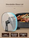 FOHERE 12-Inch Non-Stick Electric Skillet