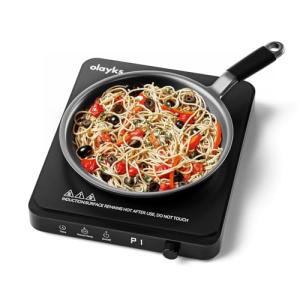 Portable Induction Cooktop with Touch Control and Timer
