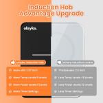 Portable Induction Cooktop with Touch Control and Timer