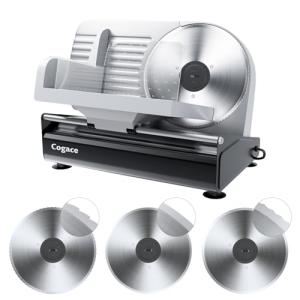 Electric Deli Meat Slicer with Adjustable Thickness