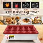 Mini Pancake Maker - 25PCS Dutch Pancakes, Stainless Steel