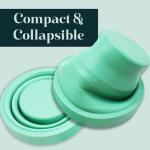Collapsible Silicone Menstrual Cup Sterilizer Case