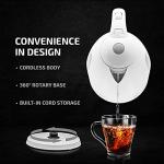 OVENTE 1.7L Electric Kettle for Fast Boiling