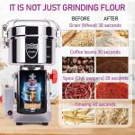 High-Speed 1000g Stainless Steel Grain Mill Grinder