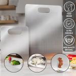 Oversized Stainless Steel Cutting Boards - 2-Pack