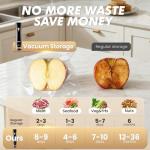 Compact Food Vacuum Sealer with 10 Bags